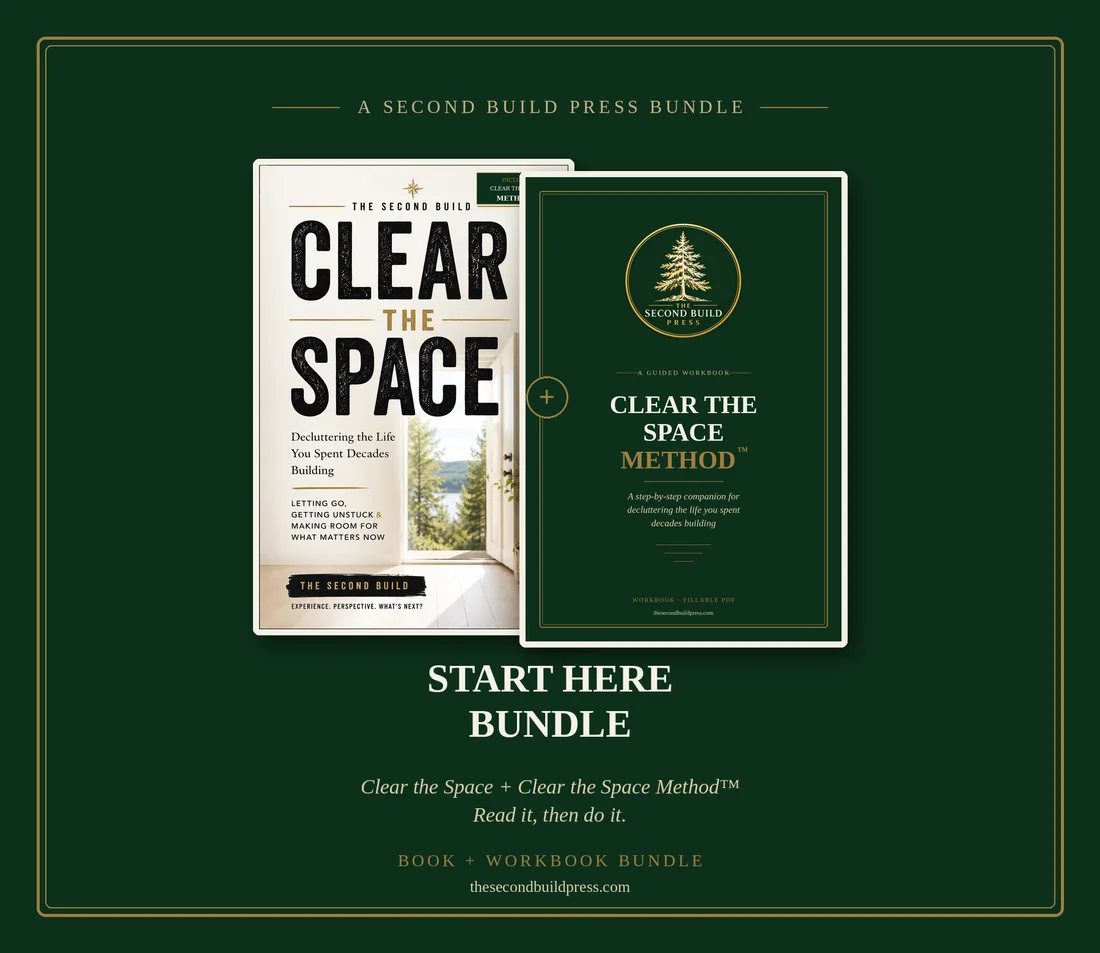 Start Here Bundle — Clear the Space book and Clear the Space Method workbook