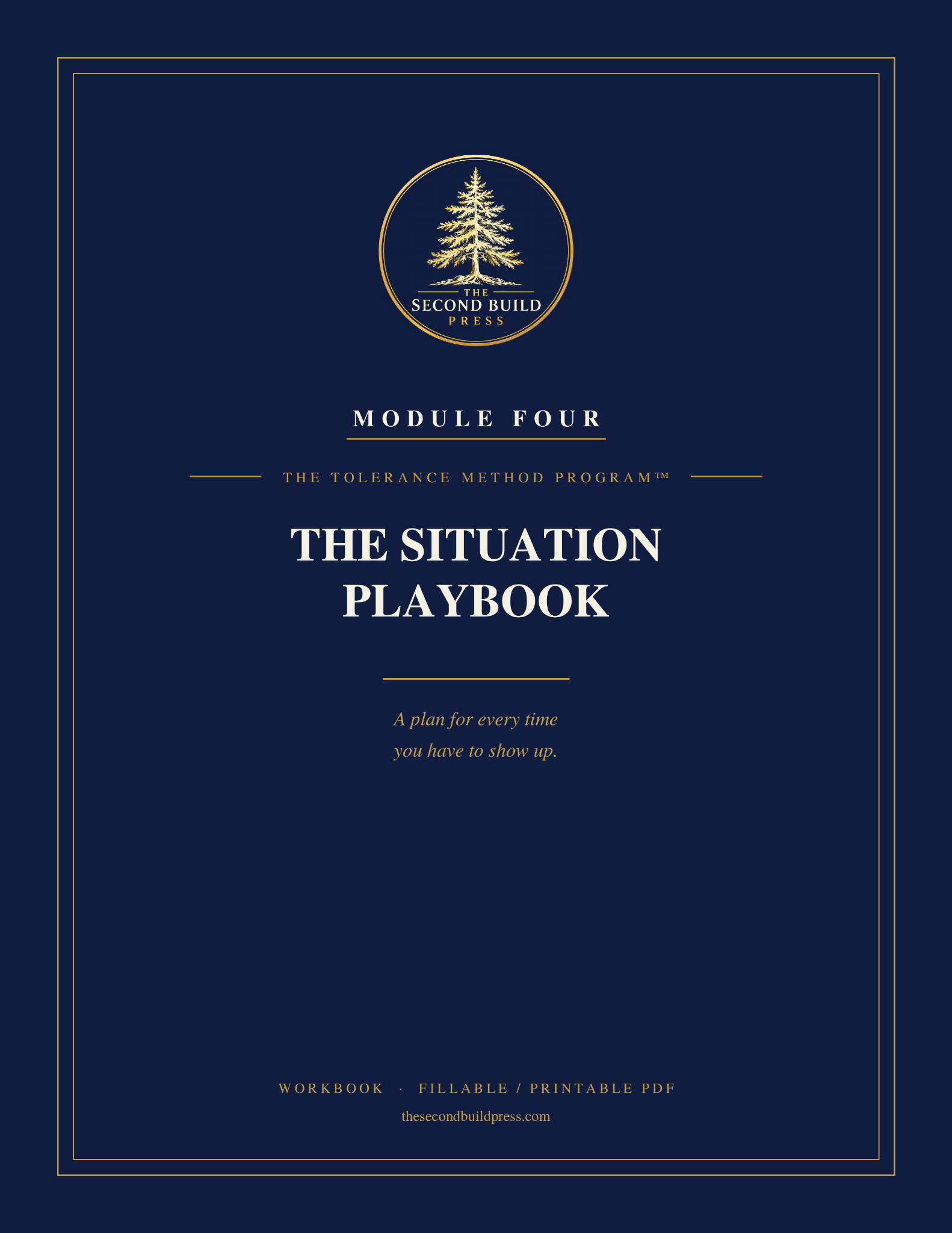 The Situation Playbook workbook cover
